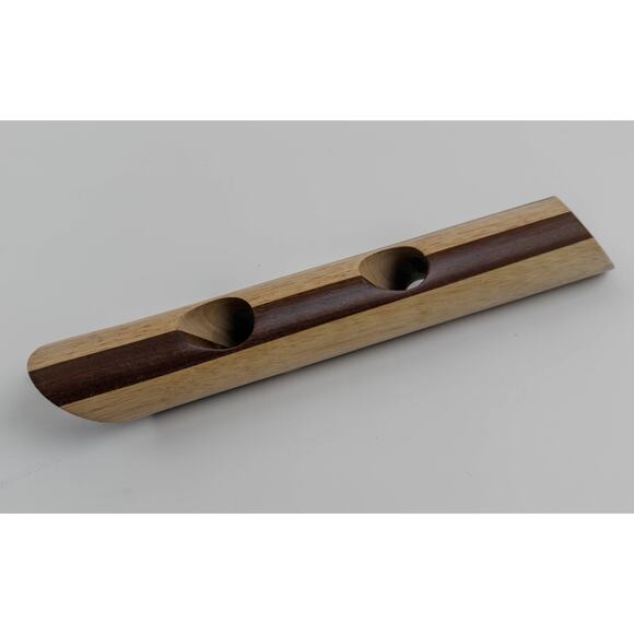 Bottle Dock Balancing Wine Bottle Holder Stand Laminated Hardwood Bar Decor Gift - Picture 4 of 6